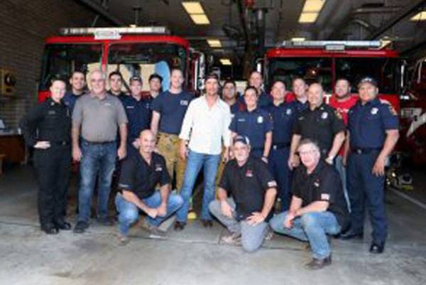 LOS ANGELES, CALIFORNIA – NOVEMBER 01: Wild Turkey “With Thanks” 2019 with Matthew McConaughey and Operation BBQ Relief on November 01, 2019 in Los Angeles, California. (Photo by Rich Polk/Getty Images Wild Turkey )